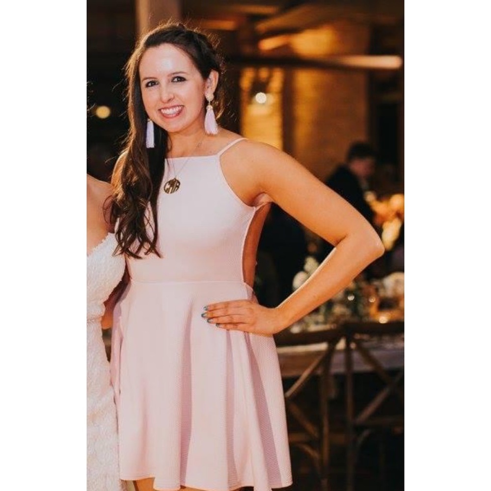 Oh My Love London - light pink skater dress